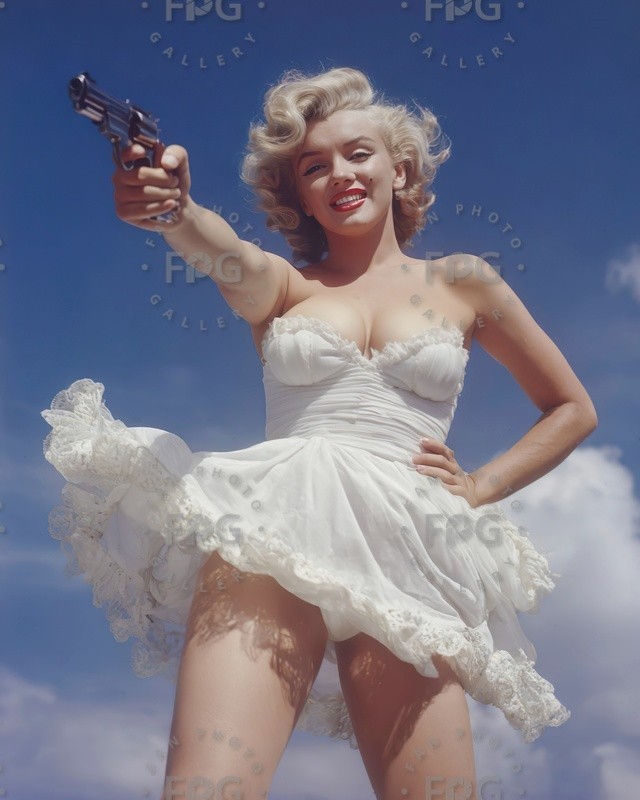 MARILYN MONROE - Photo Print Picture Poster or Canvas Signature Series LE 1/100