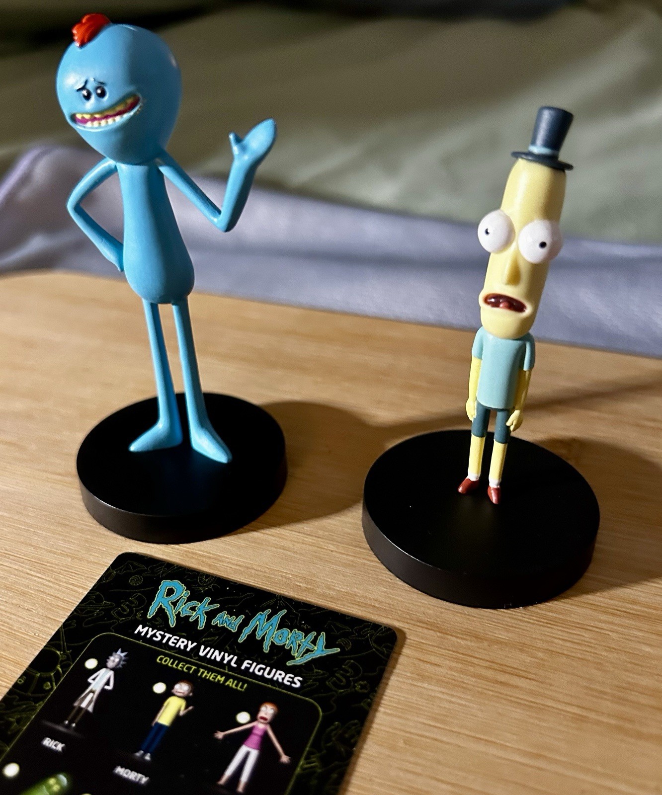 Rick and Morty Mystery Vinyl Figures Lot Mr Meeseeks Mr Poopybutthole Jinx New