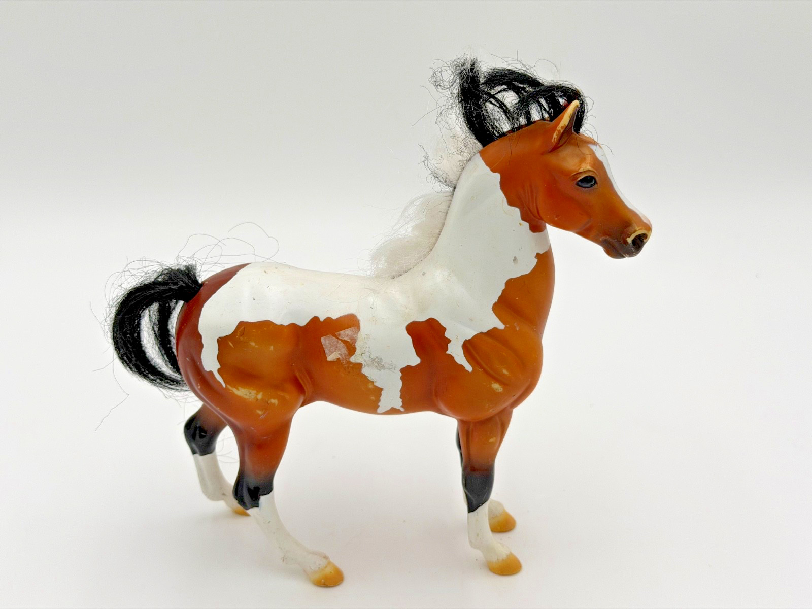 BREYER HORSE BAY PINTO ARABIAN MARE NATASHA VINTAGE TOY FIGURE