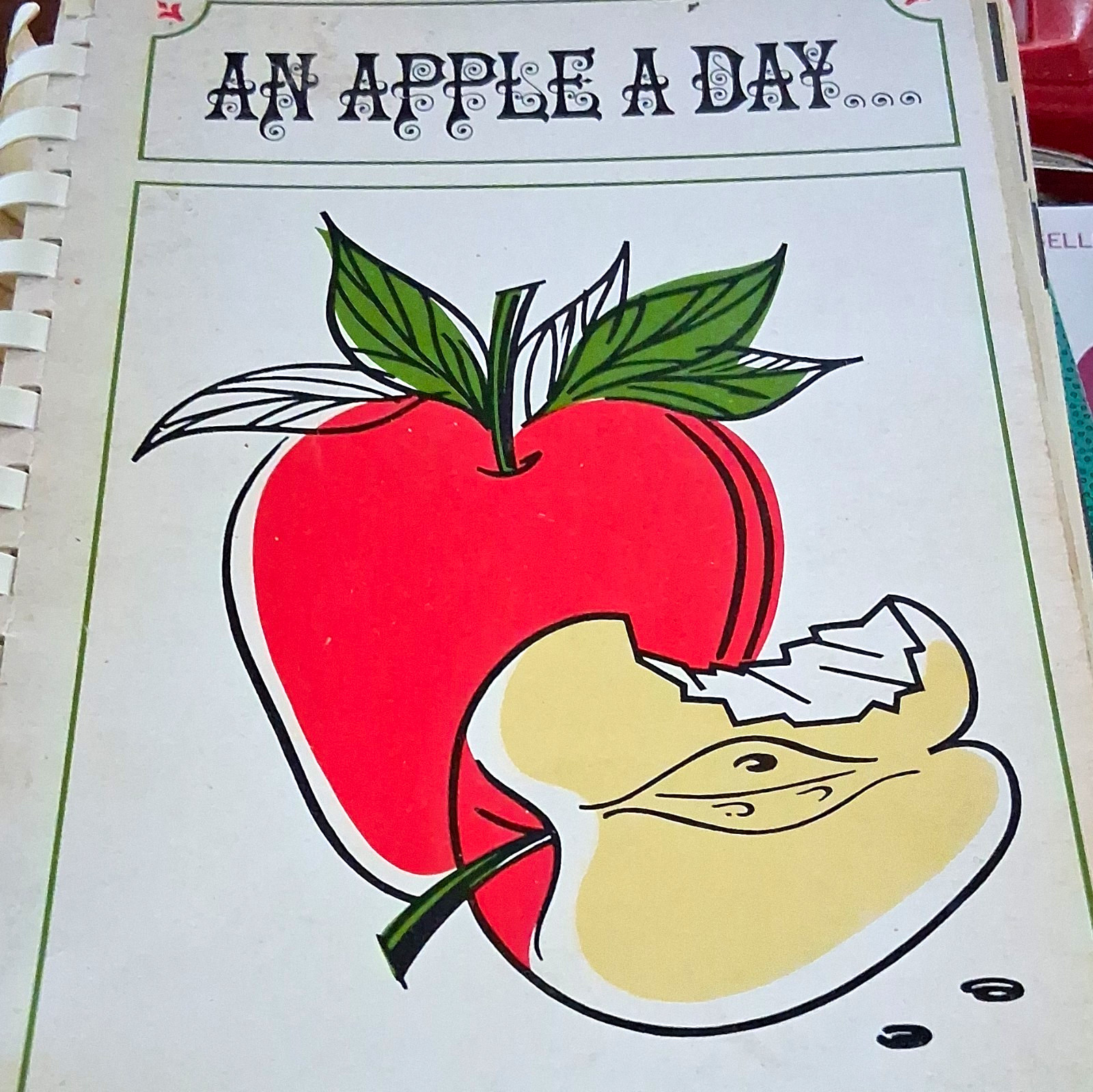 An Apple a Day... Vegetarian Cookery by Doctors\' Wives Spiral/Comb Bound Booklet