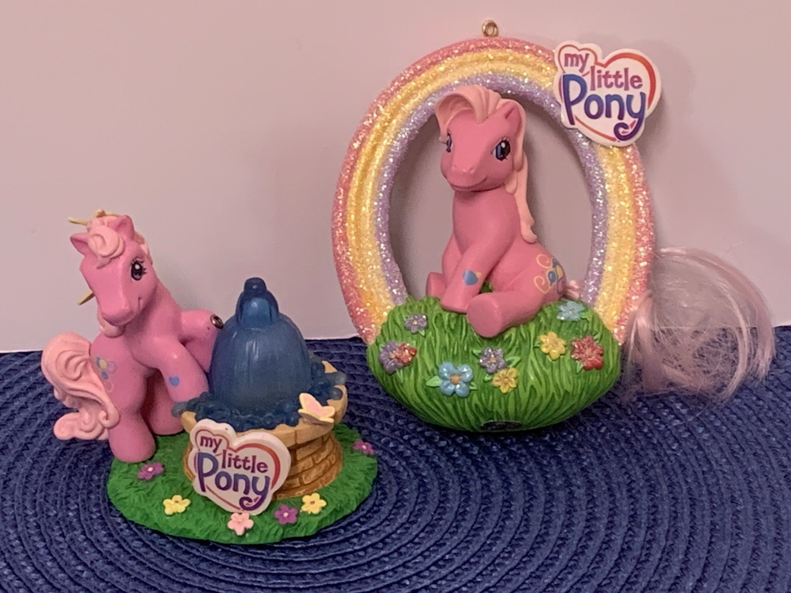 Vtg Carlton Cards My Little Pony Pinkie Pie Heirloom Ornament Lot 2004 2007