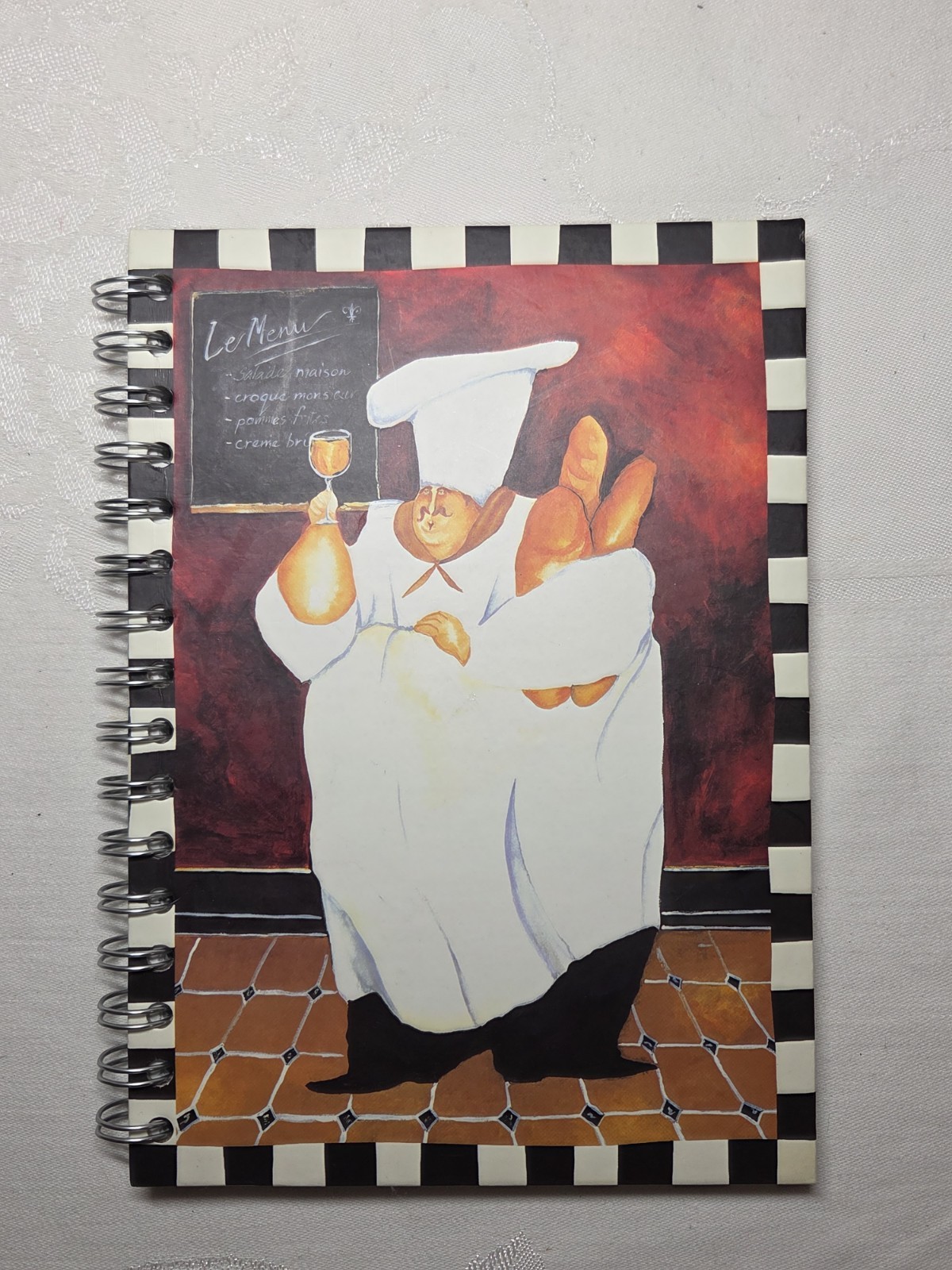 2002 Jennifer Garant Fat Chef (Art In Motion) Spiral Bound Notebook 2002 Jennifer Garant Fat Chef (Art In Motion) Spiral Bound Notebook