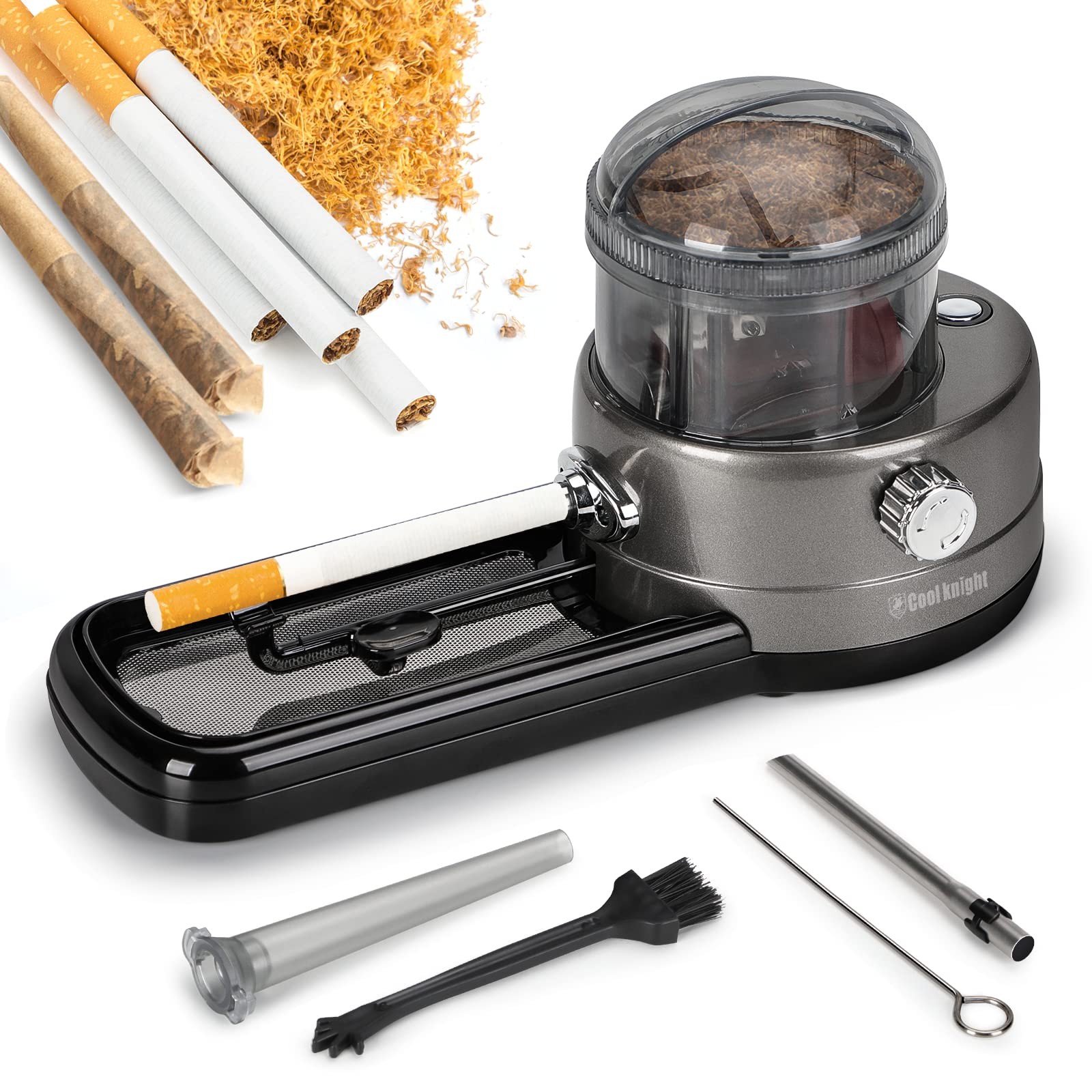 Electric Cigarette Rolling Machine Portable Tobacco Injector Machine Can Grind Electric Cigarette Rolling Machine Portable Tobacco Injector Machine Can Grind