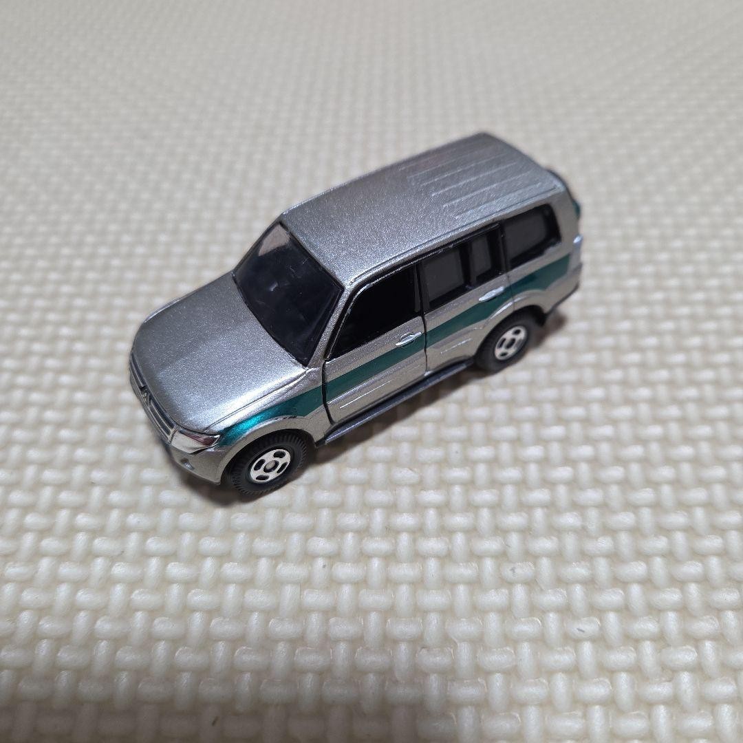 Tomica [Good Condition] No.85 Mitsubishi Pajero Silver Green Takara Tomy