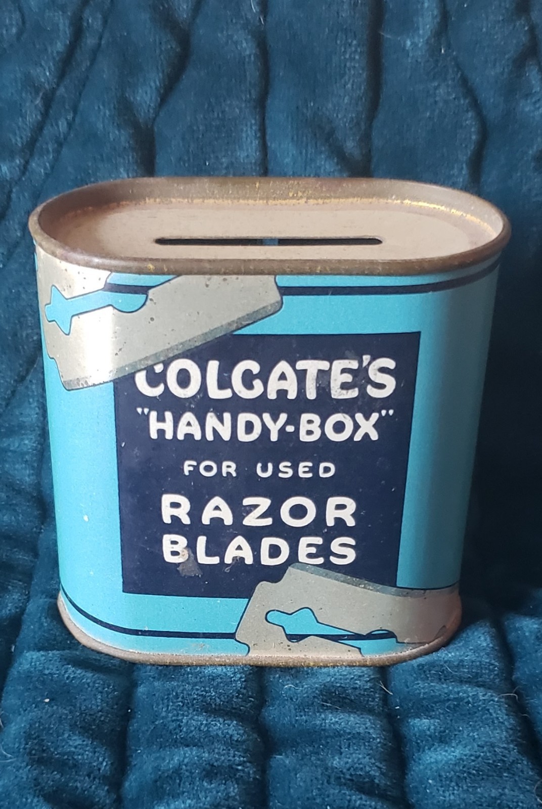 1930s Vintage  Razor Blade Colgate\'s Handy-Box Safe 