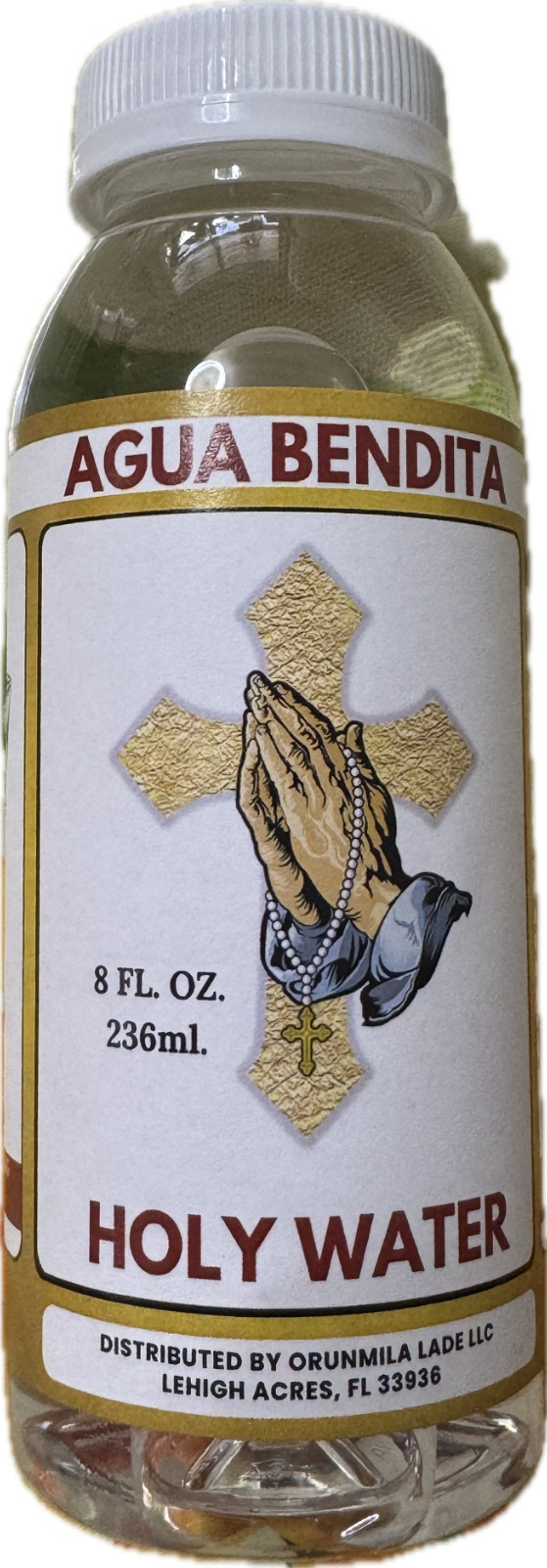 Blessed Holy Water Anointed & Blessed By Priest ✝☦🕎 agua bendita 8 oz