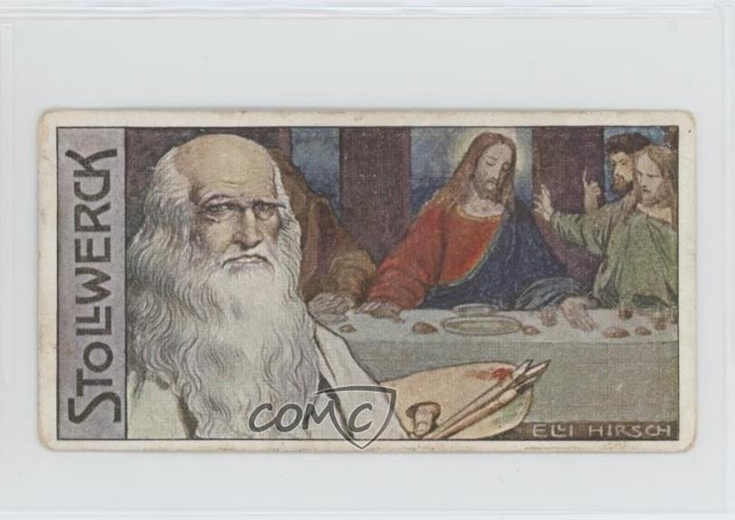 1908 Stollwerck Chocolates Album 10 Food Issue Leonardo Da Vinci #426-1 04le