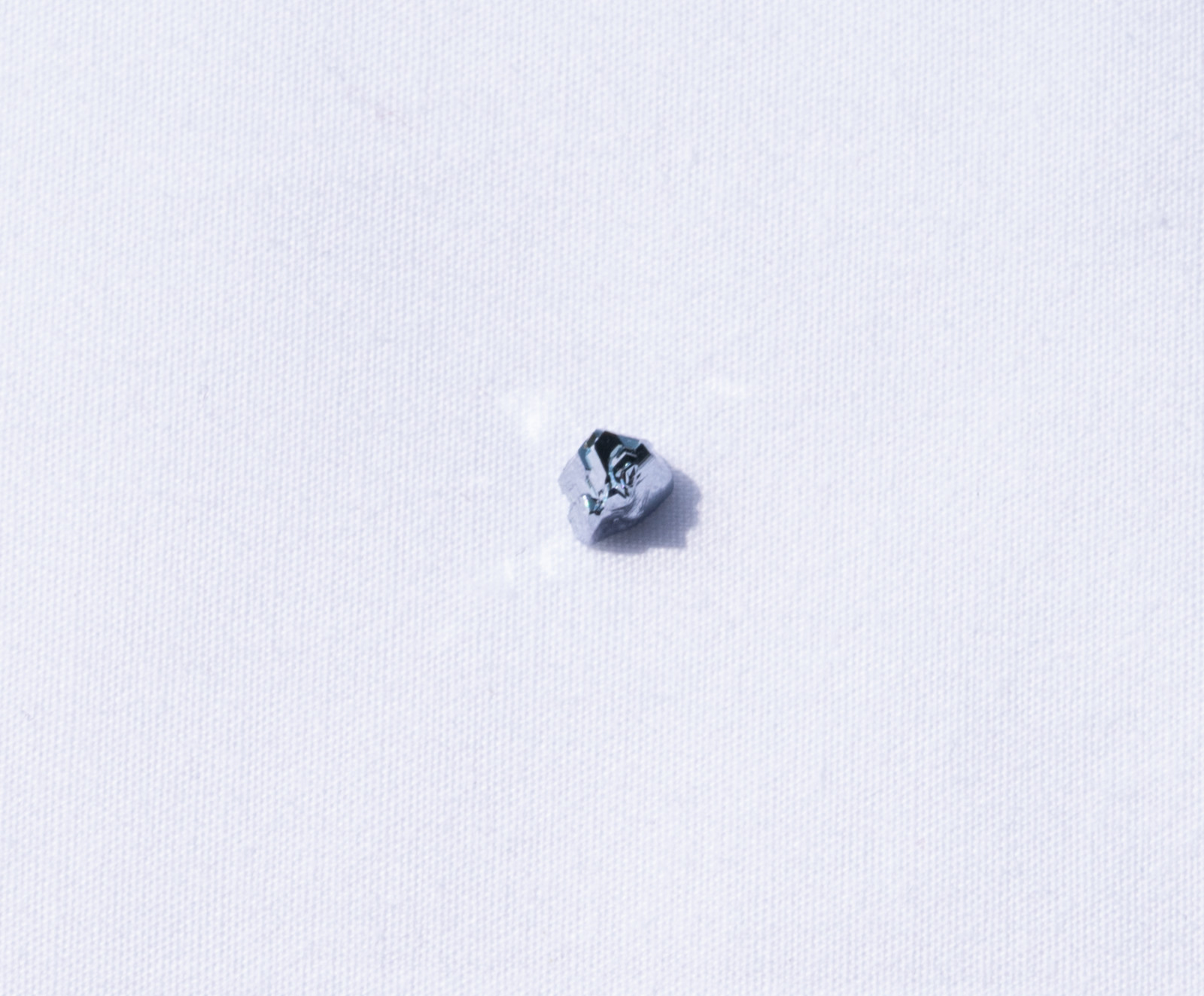 Crystalline Osmium 1.21 gram specimen produced by SMT of Austria