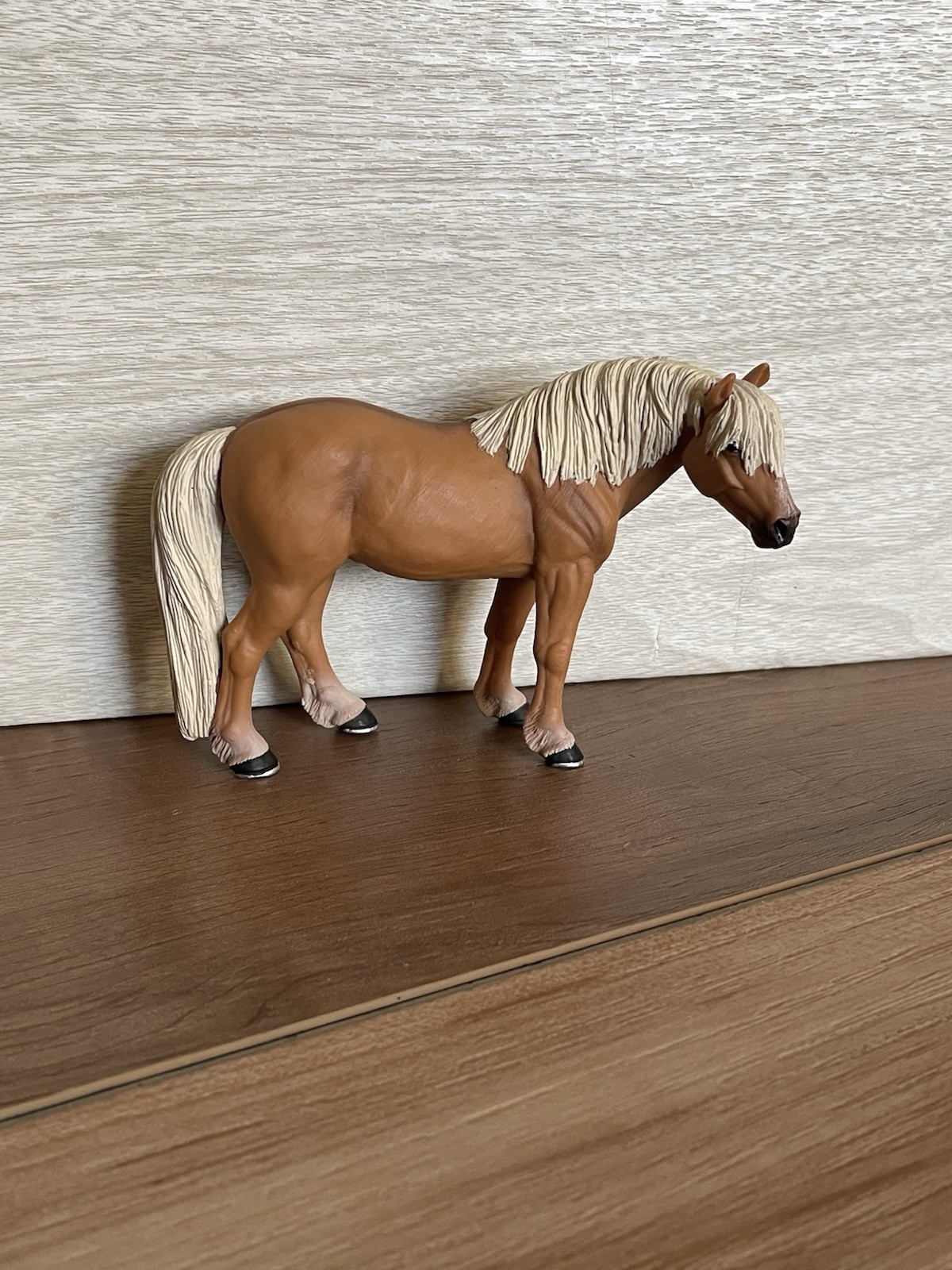 VTG 2007 Safari Haflinger Horse Palomino Pony Farm Animal Toy Figurine Figure
