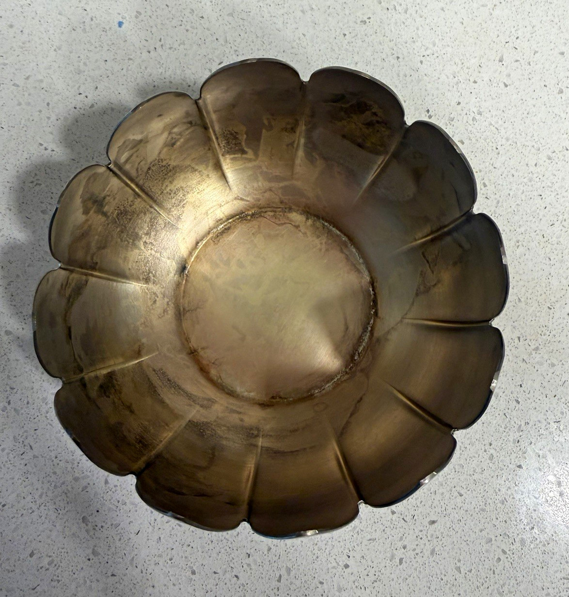 Leonard Silver Plate Scalloped Bowl Silverplate Serving Bowl