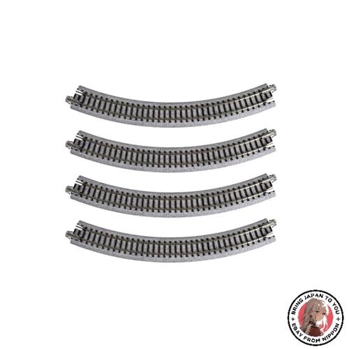 Kato USA Unitrack 249 mm 9 3/4 Radius 45 Degree Curve Model Train Track