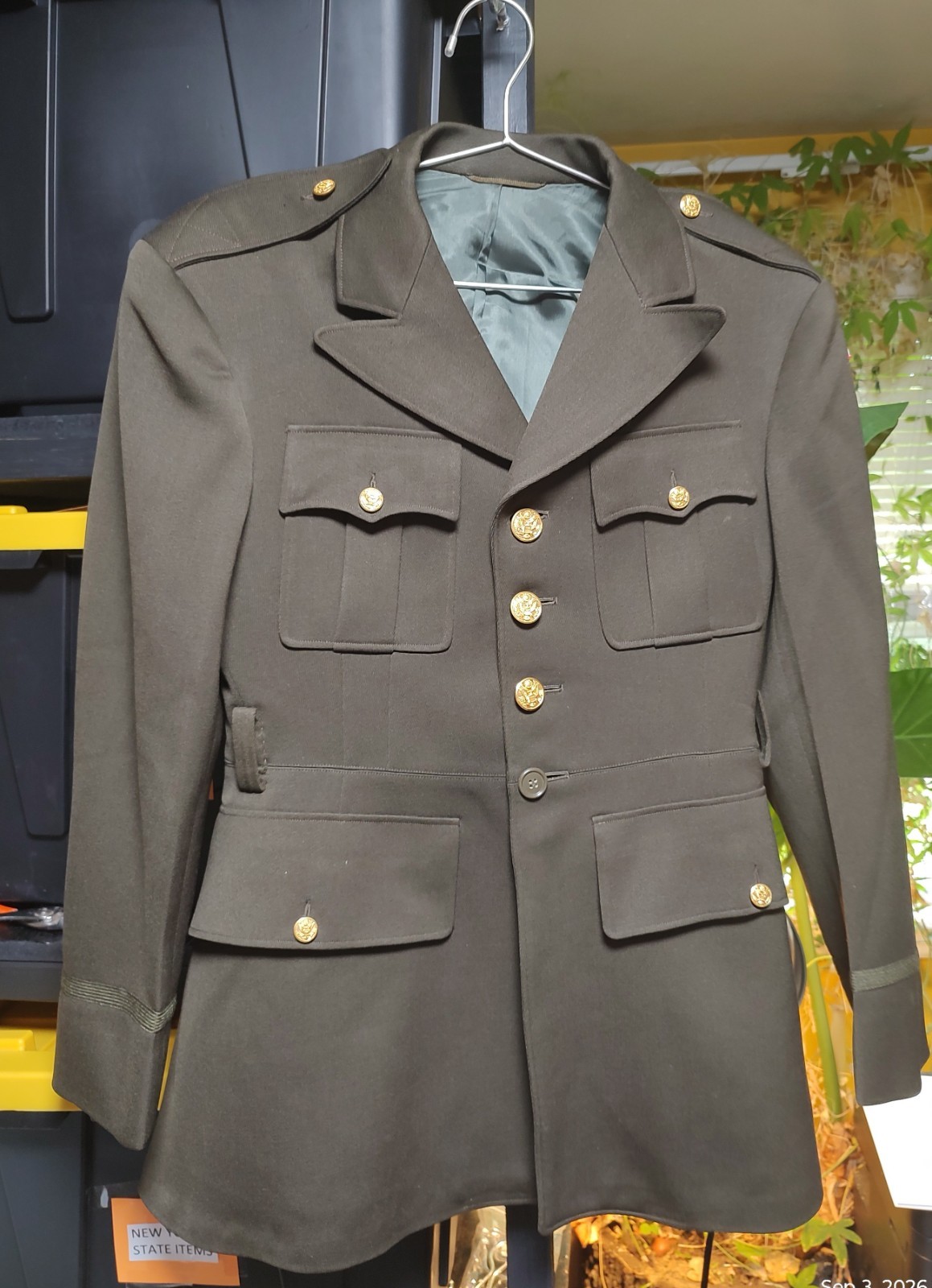 VTG 1950 named 4th div.Class A service dress jacket size 37 VTG 1950 named 4th div.Class A service dress jacket size 37