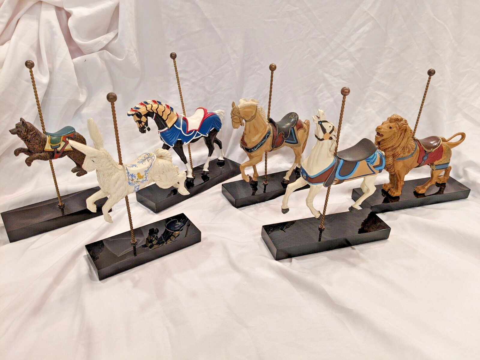 The Art Of The Carousel Complete Set 6 The Hamilton Collection Limited Edition