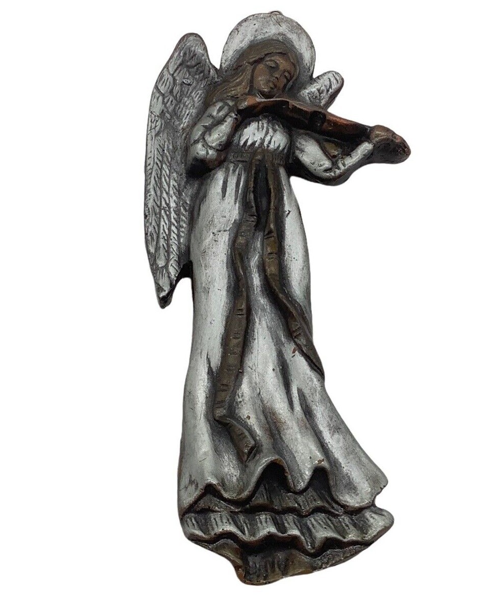 Bavarian Art Wax Angel Christmas Ornament
