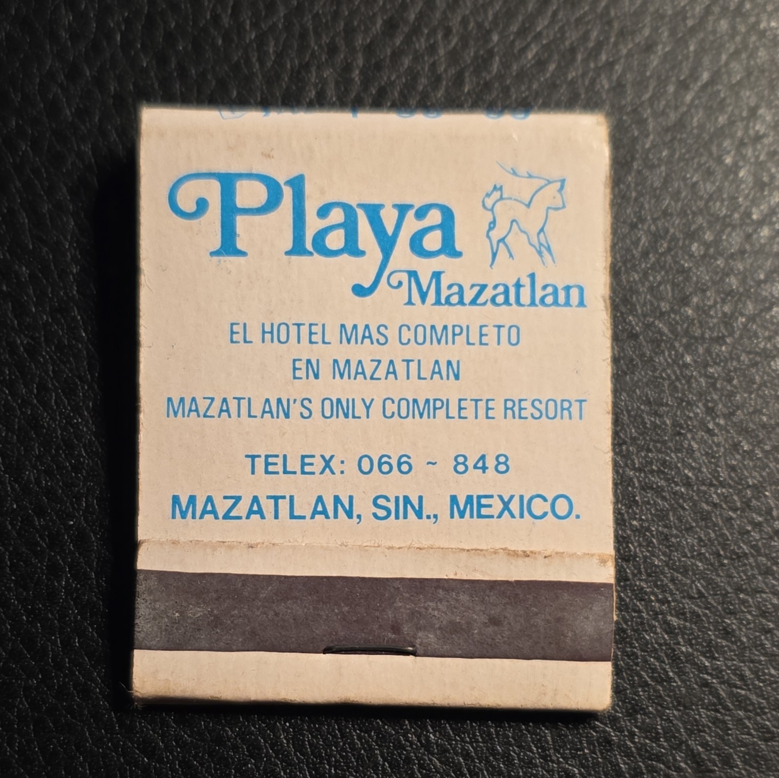 Vintage Mexico Hotel Playa Mazatlan Matchbook