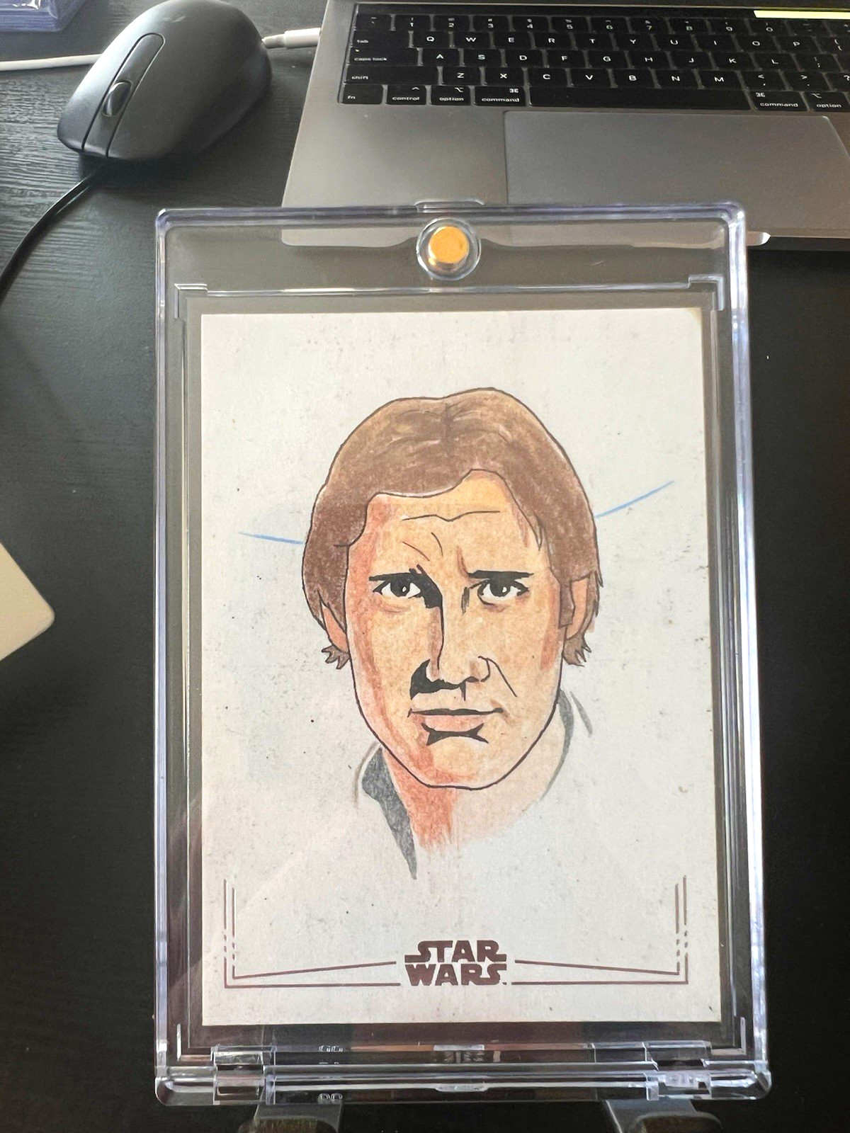 2024 Topps Chrome Star Wars Han Solo Sketch 1/1