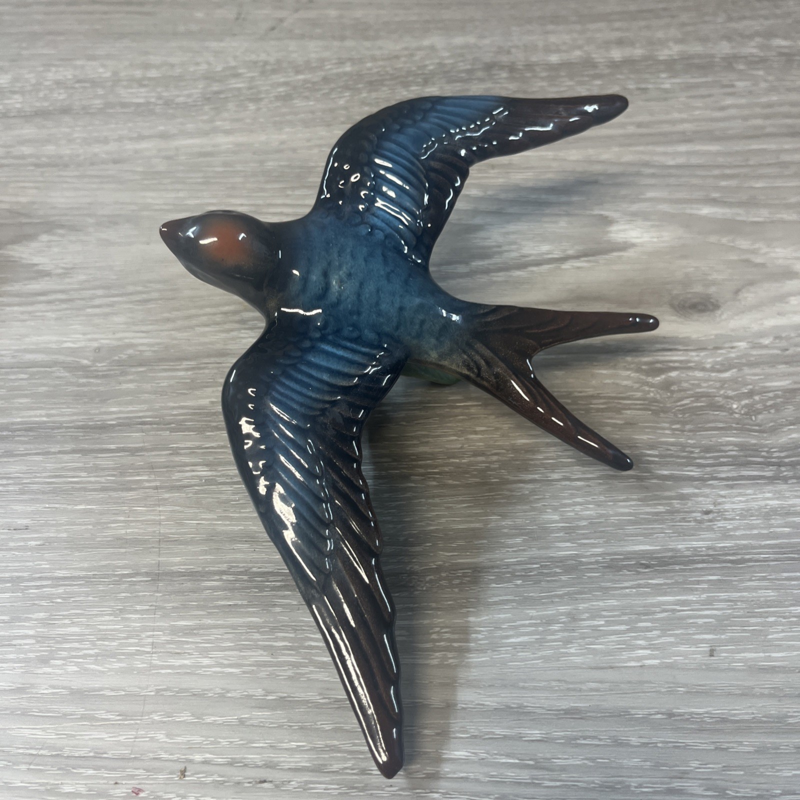 Vintage Ceramic Barn Swallow Made By Cortendorf From West Germany 1950-1970