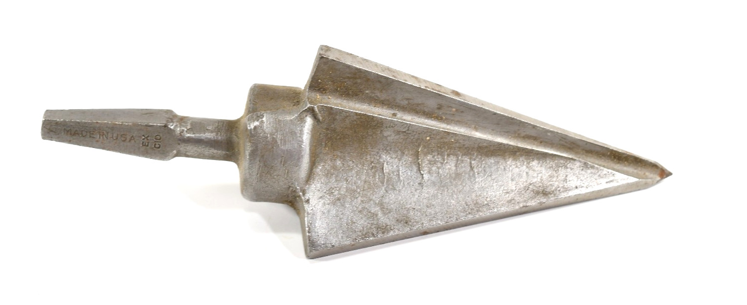 Vintage Fluted Tapered Spiral Reamer Cone Bit Hand Drill Auger Bit Brace N339