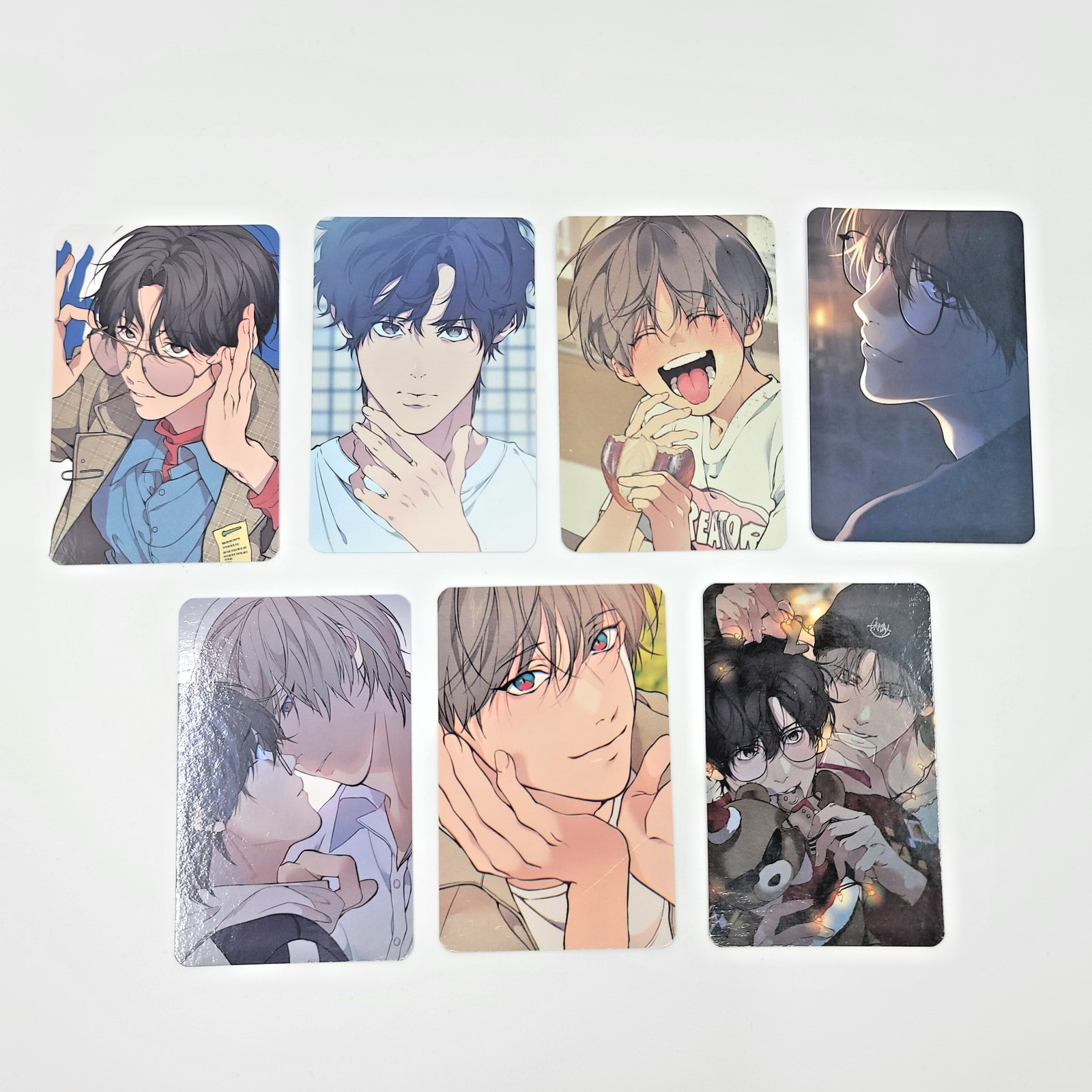Lost in the Cloud Official Lezhin Photocard set 7pcs Korean BL Manhwa Yaoi