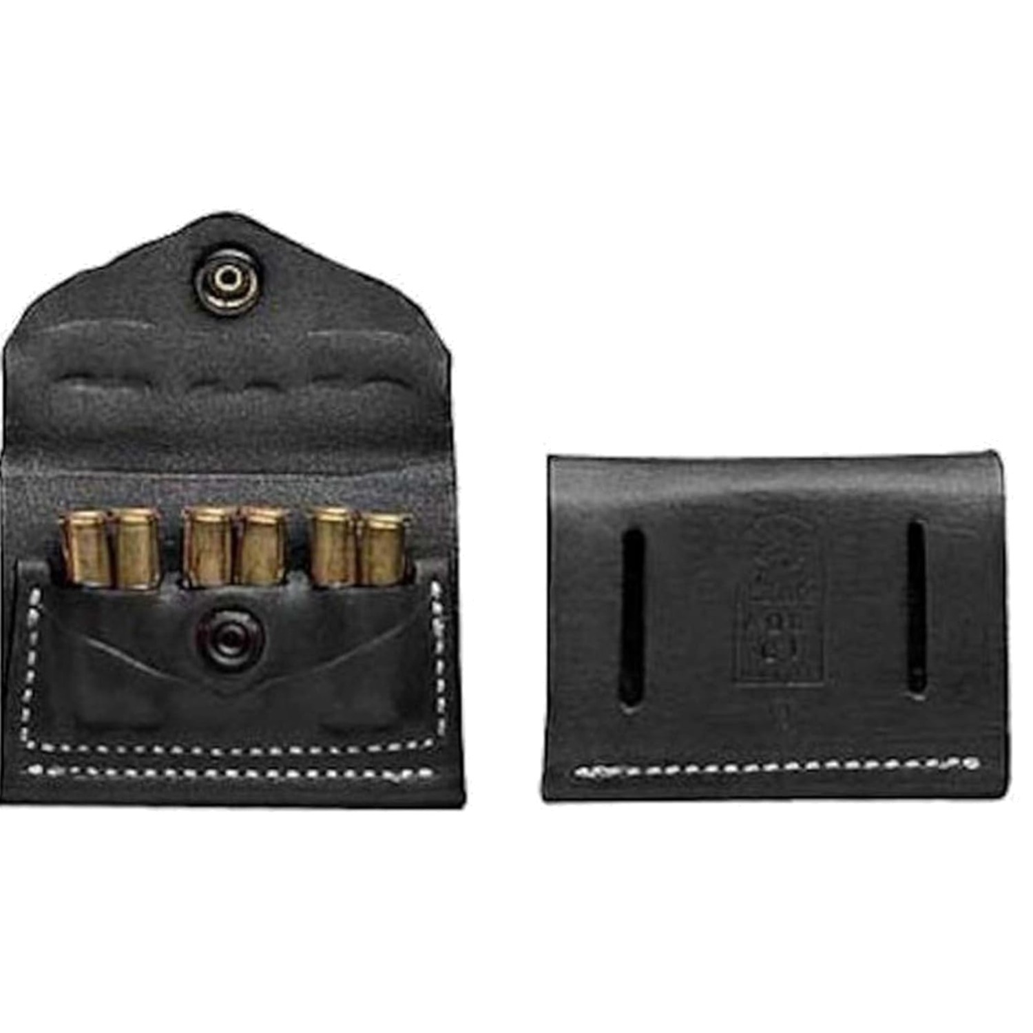 Leather .38/.357 Cal 2X2X2 Cartridge Pouch