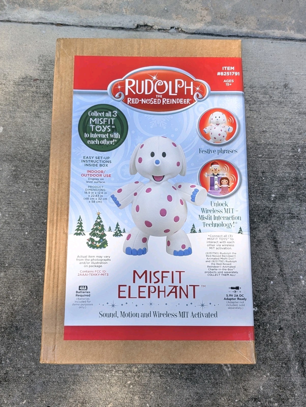 2ft Misfit Elephant Rudolph the Red Nosed Reindeer Christmas Animatronic IN HAND 2ft Misfit Elephant Rudolph the Red Nosed Reindeer Christmas Animatronic IN HAND