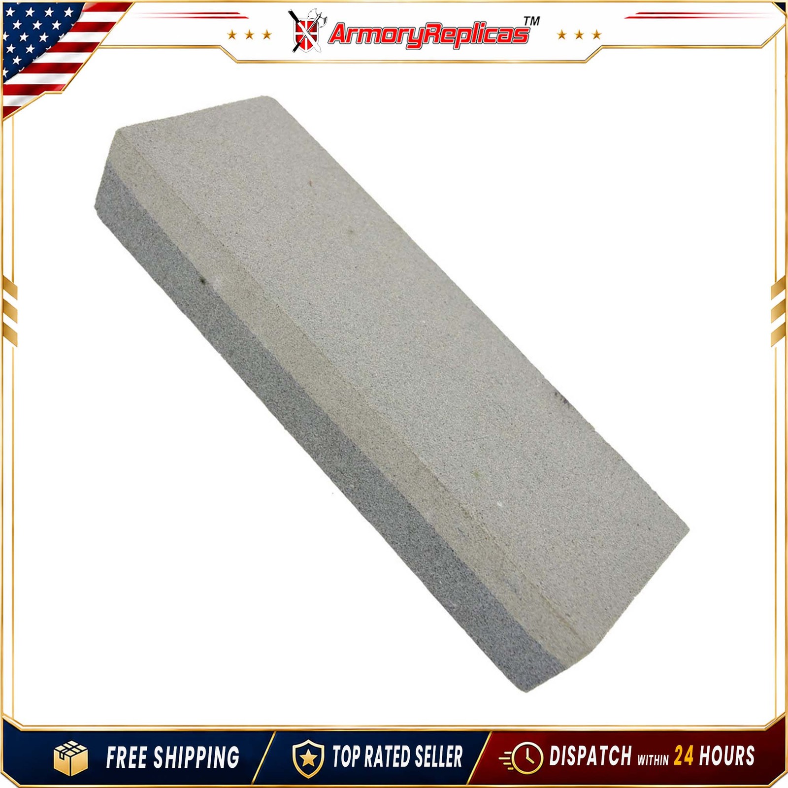 Professional Large Dual Grit Whetstone Knife Sharpening Stone Coarse Fine Bench