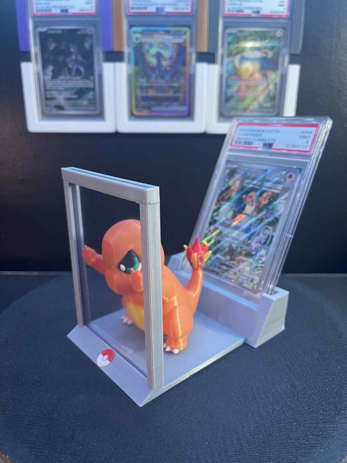 Charmander Promo PSA Graded Card Display Stand 151 Jealous Pokemon TCG BGS Cgc 