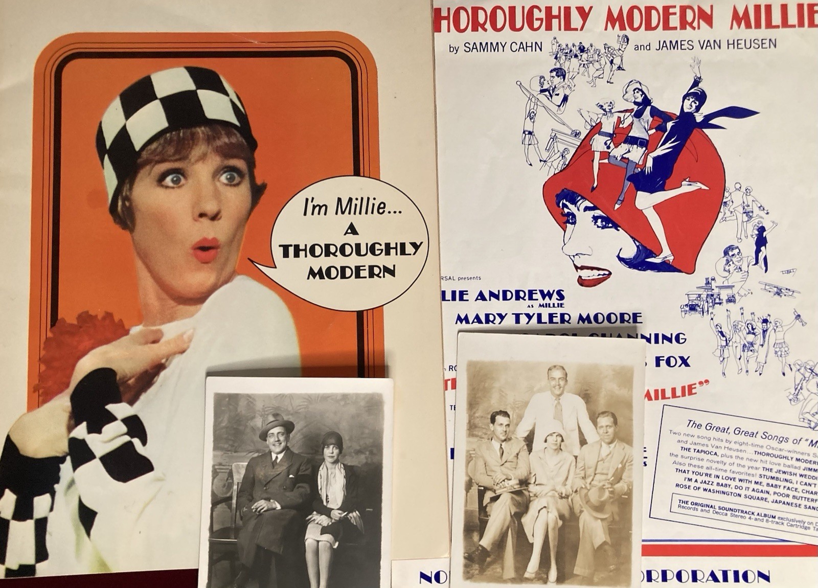 Julie Andrews Modern Millie Souvenir Film Program Sheet Music RPPC Flapper LOT Julie Andrews Modern Millie Souvenir Film Program Sheet Music RPPC Flapper LOT