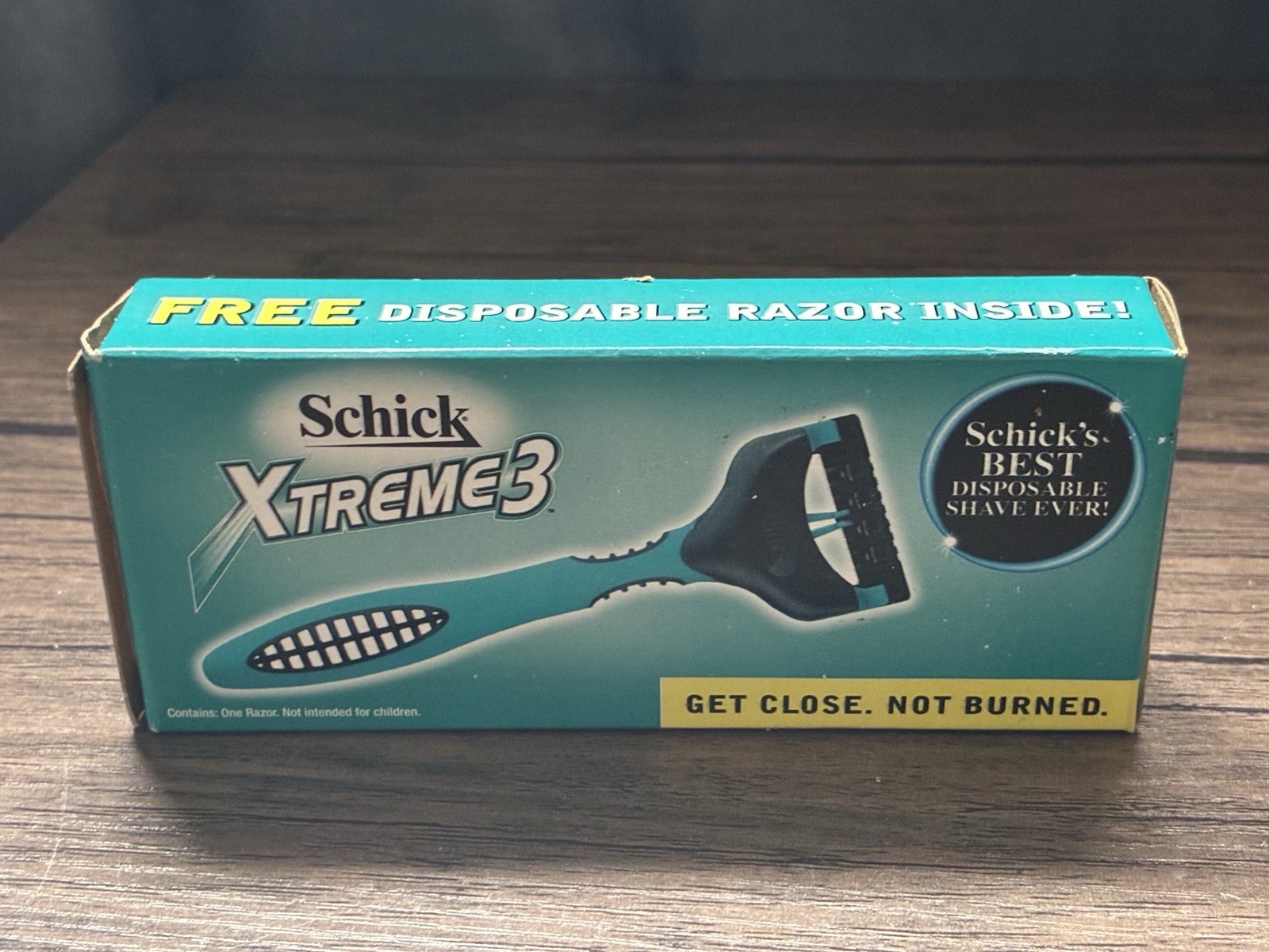 Vintage Schick XTREME3 Razor In Original NEW Sealed Box Disposable Razor Sample