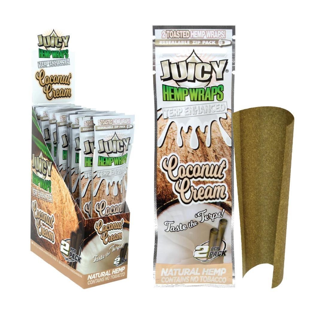 🥥 JUICY JAY COCONUT CREAM 🔥 25 PACKS 📦 2 COUNT PER PACK 💯 FACTORY SEALED 🤤