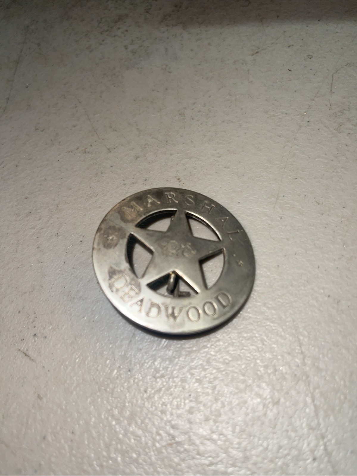Vintage Marshal Deadwood  Pin Cowboy Western