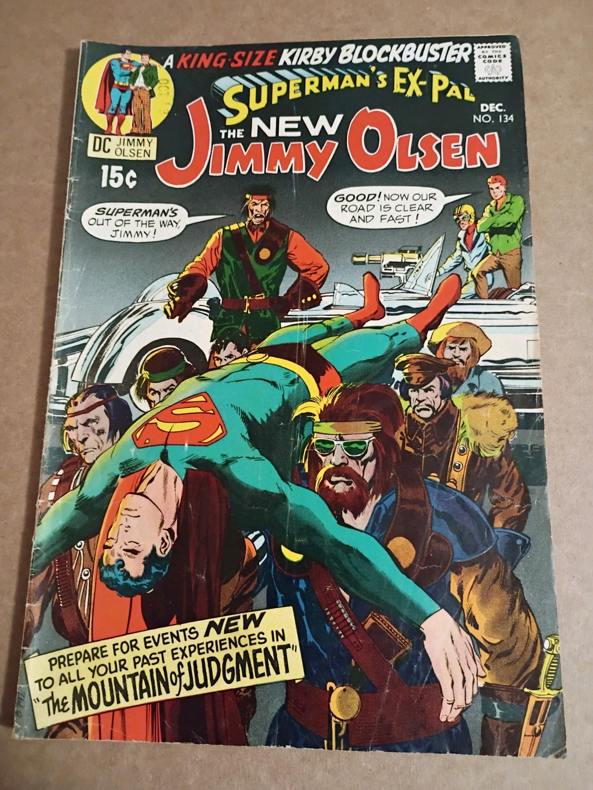 Superman's Pal Jimmy Olsen #134 December  1970 Featuring Darkseid (Key Issue)