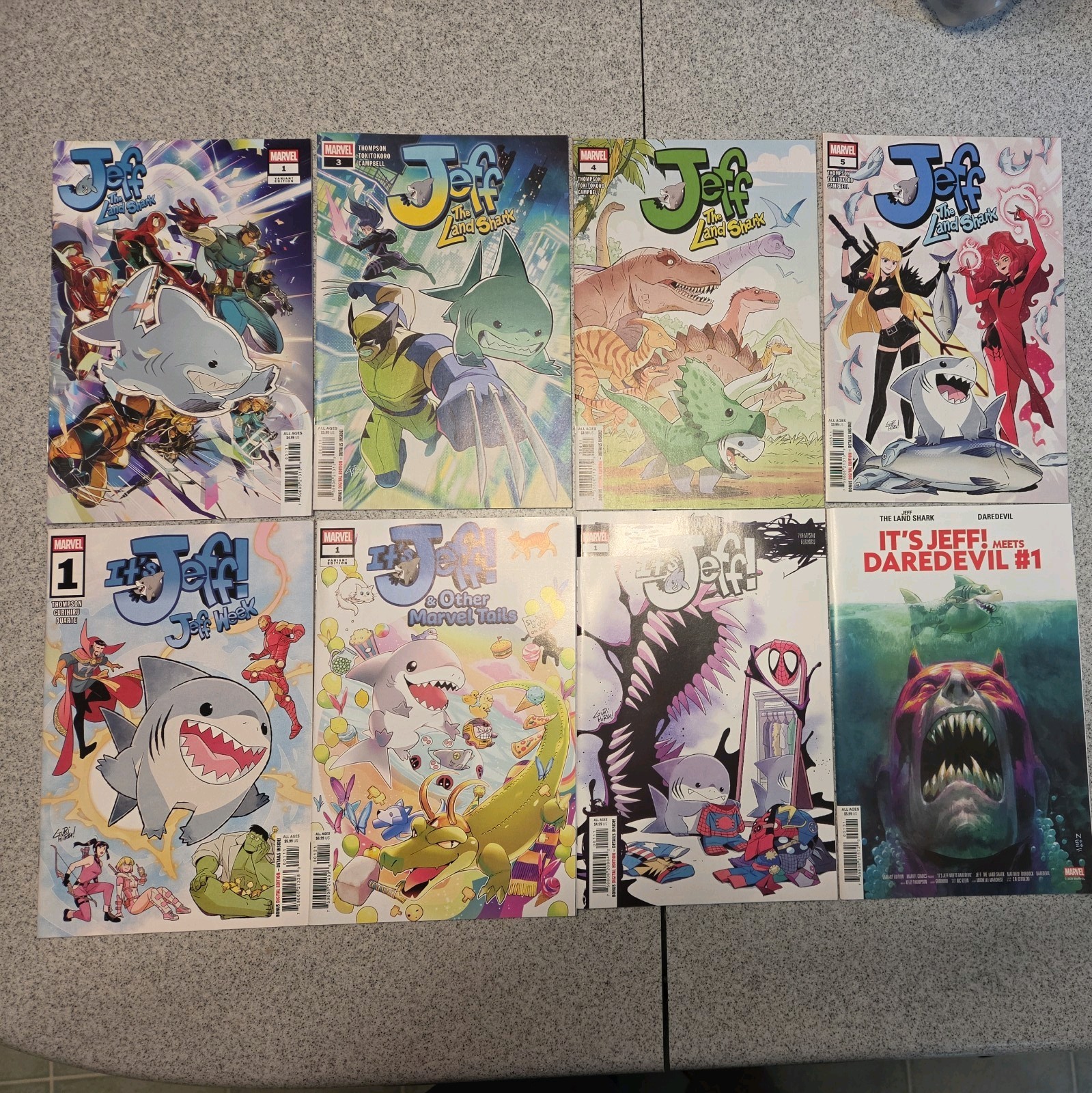 Jeff the Land Shark, It\'s Jeff Venom War, Infinity Paws & Other Marvel Tail lot
