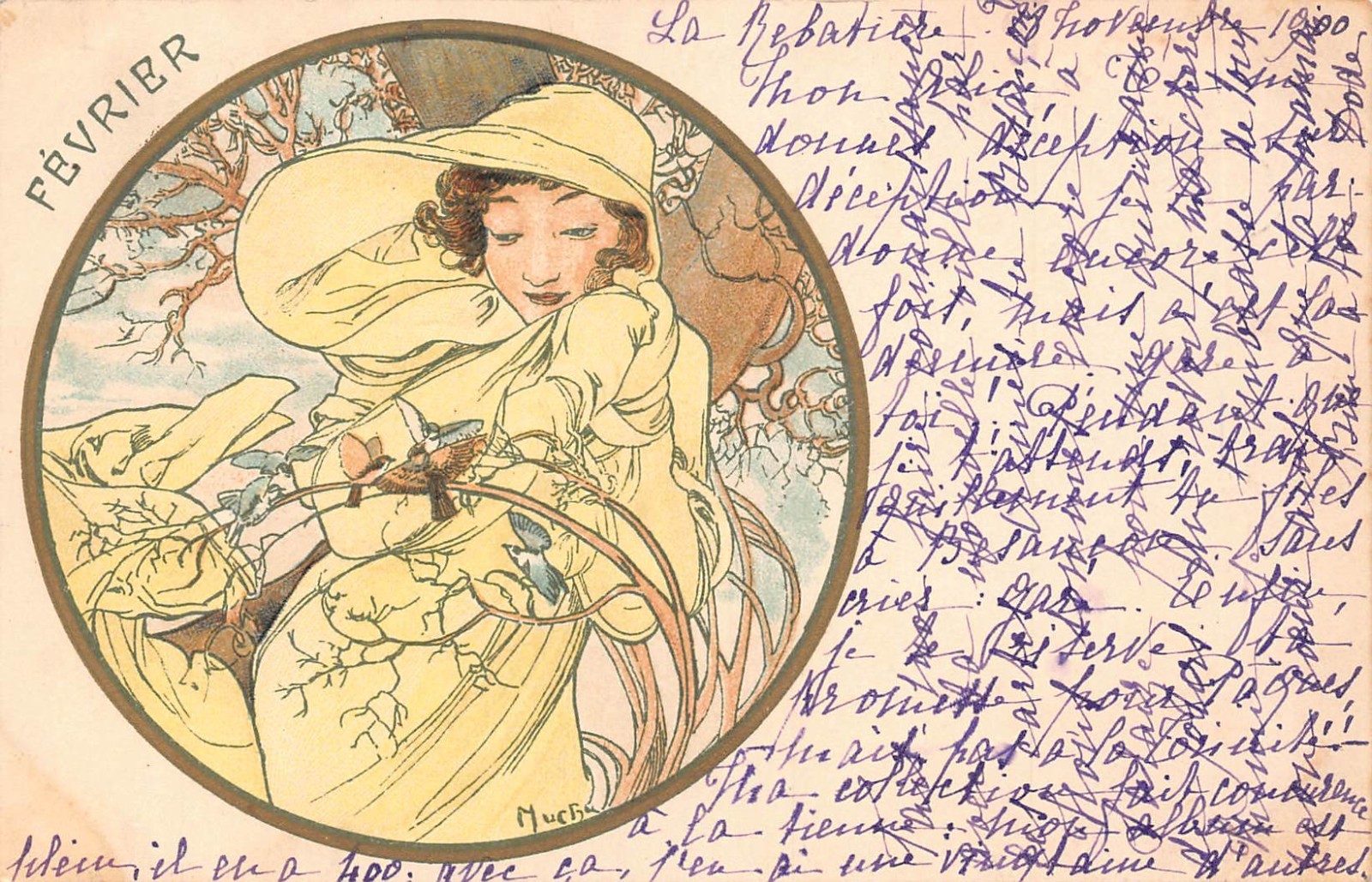 L554 Art Nouveau February \
