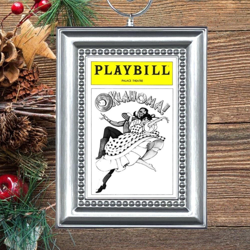 Oklahoma Broadway Musical Playbill‎ Christmas Tree Ornament