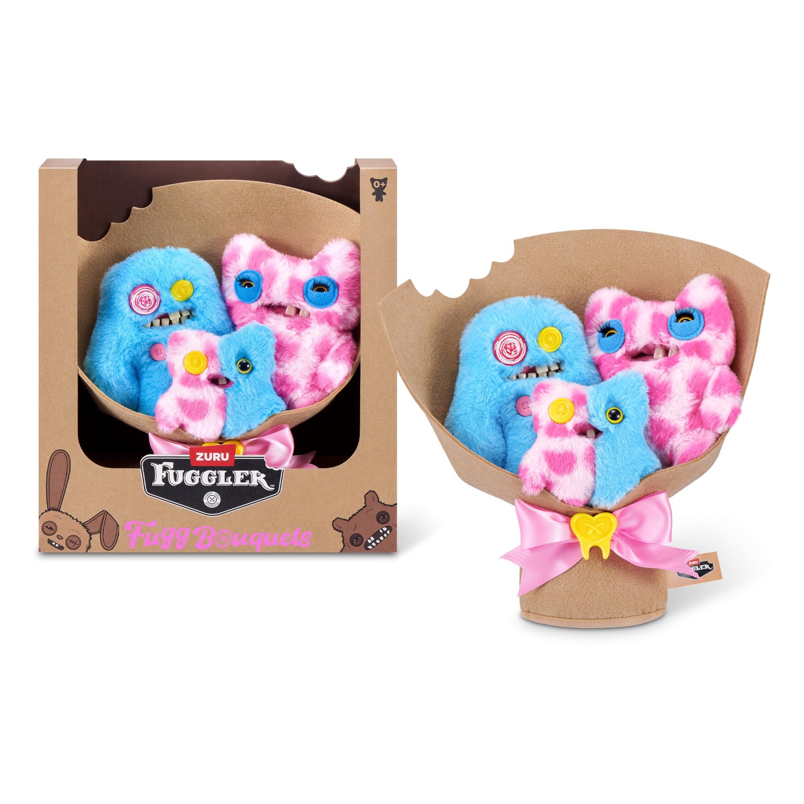 Fuggler Bouquets: 2x9 Inch + 9 inches (large), 3.5 (small), Bouquet