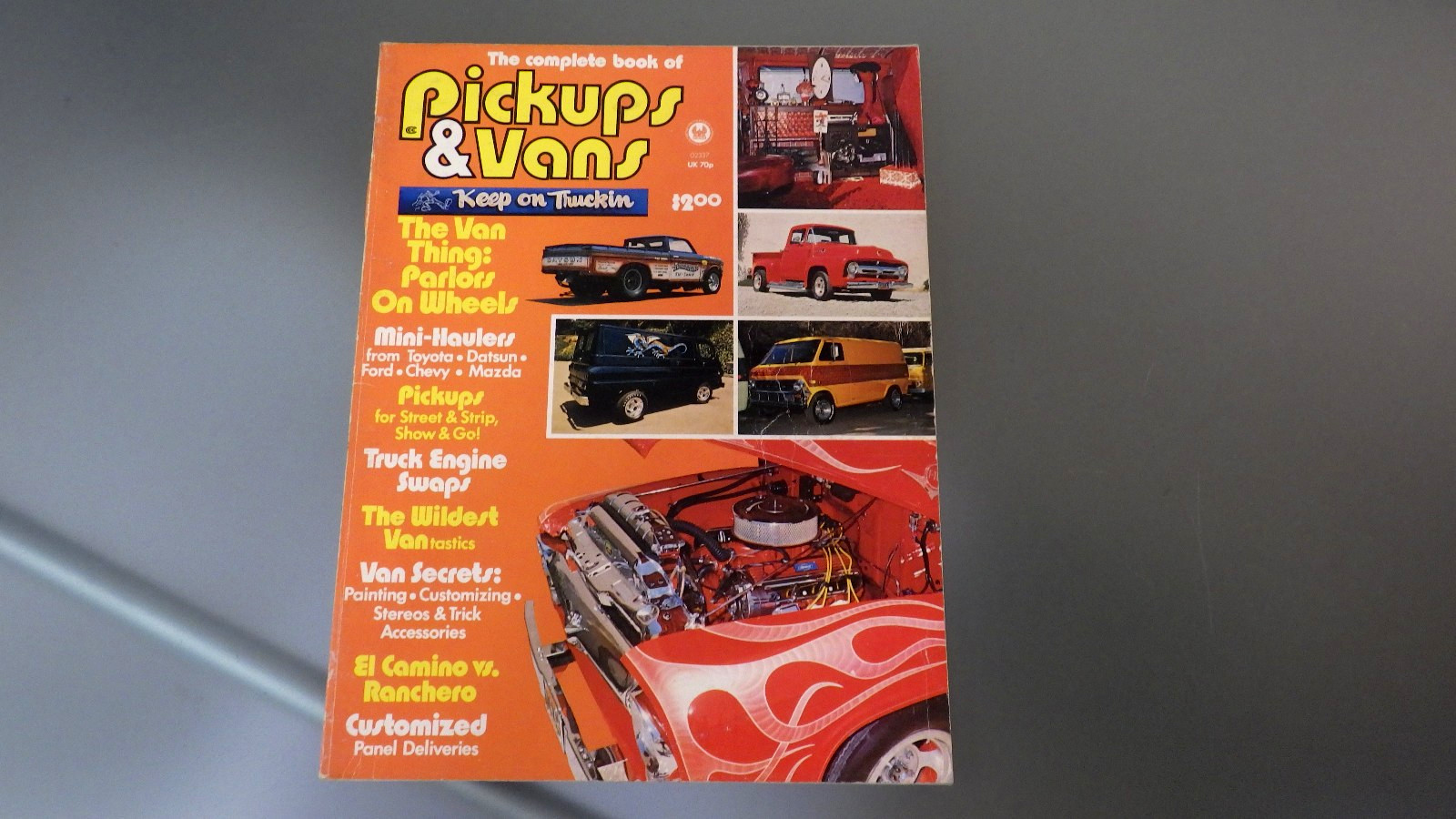 Vtg 1972 Annual PETERSEN'S Books * Pickups & Vans * Mini Truck DIY How To Custom