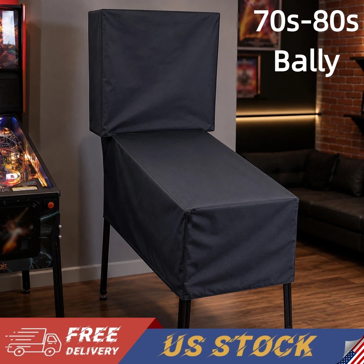 70s-80s Bally Dust Cover Protector Set For Late Model Stern Pinball Machine US