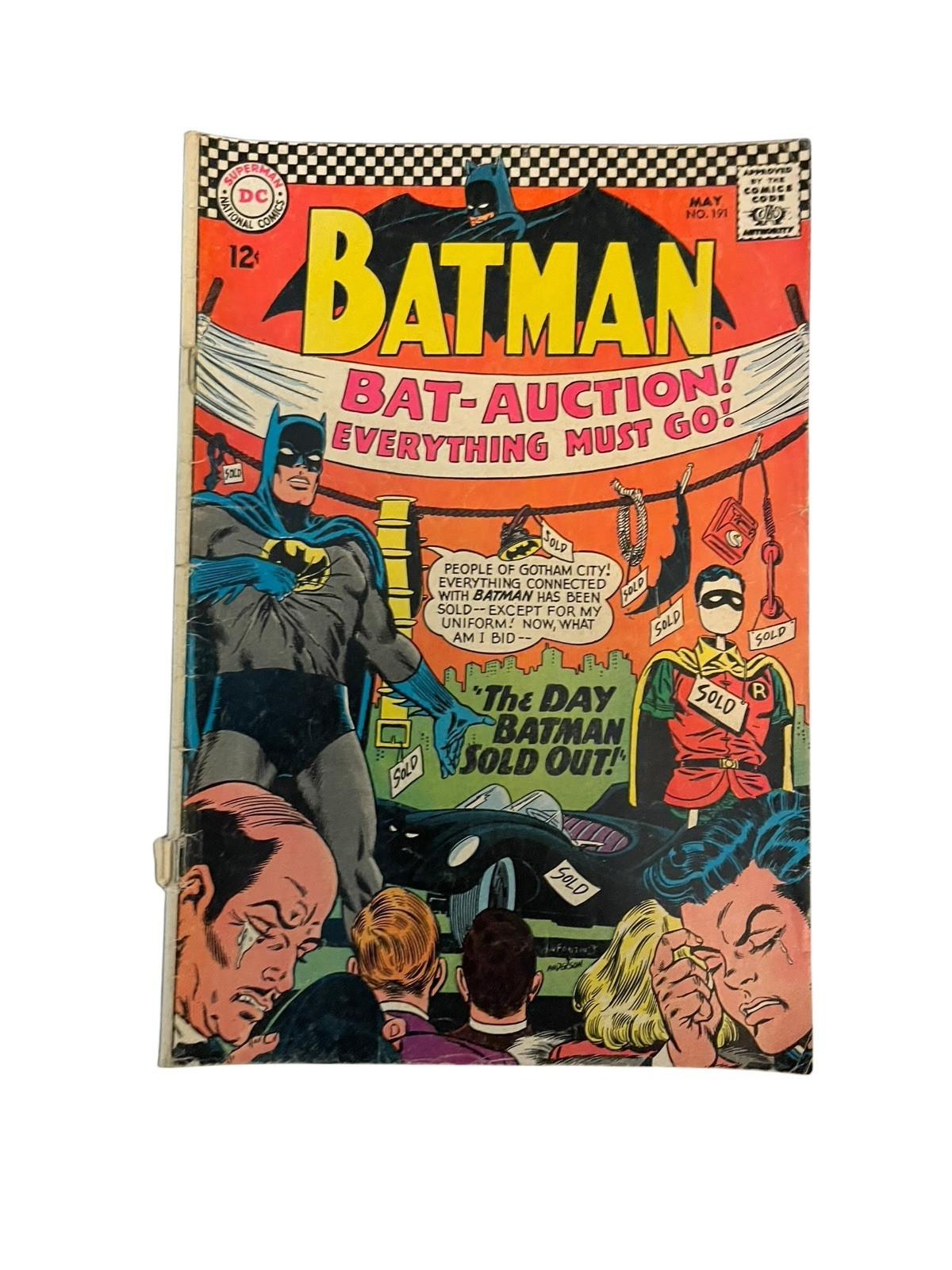 BATMAN #191 - DC COMICS 1967 BATMAN #191 - DC COMICS 1967