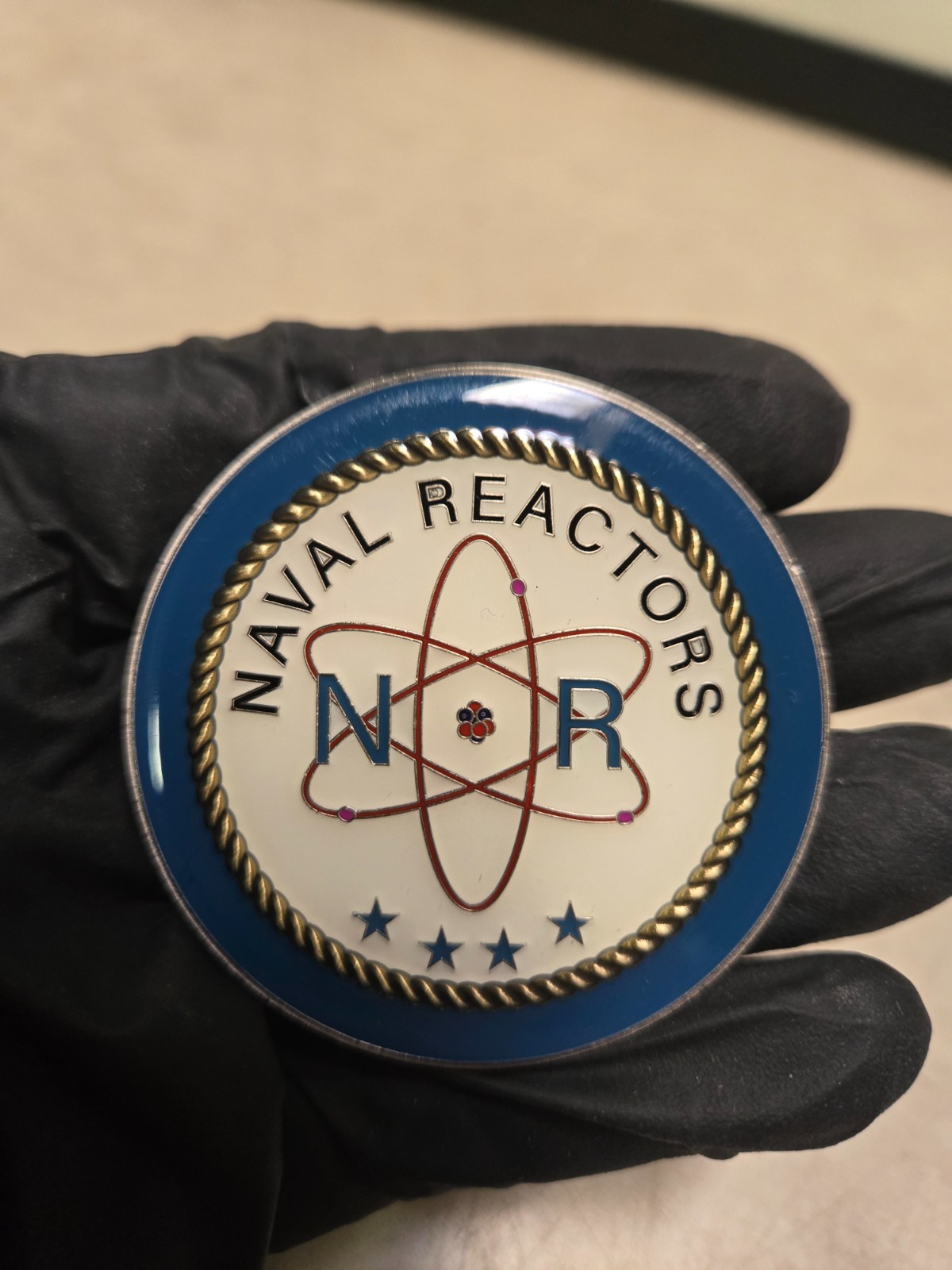 Naval Reactors Master Chief USN Edward Jackson Challenge Coin RARE Naval Reactors Master Chief USN Edward Jackson Challenge Coin RARE