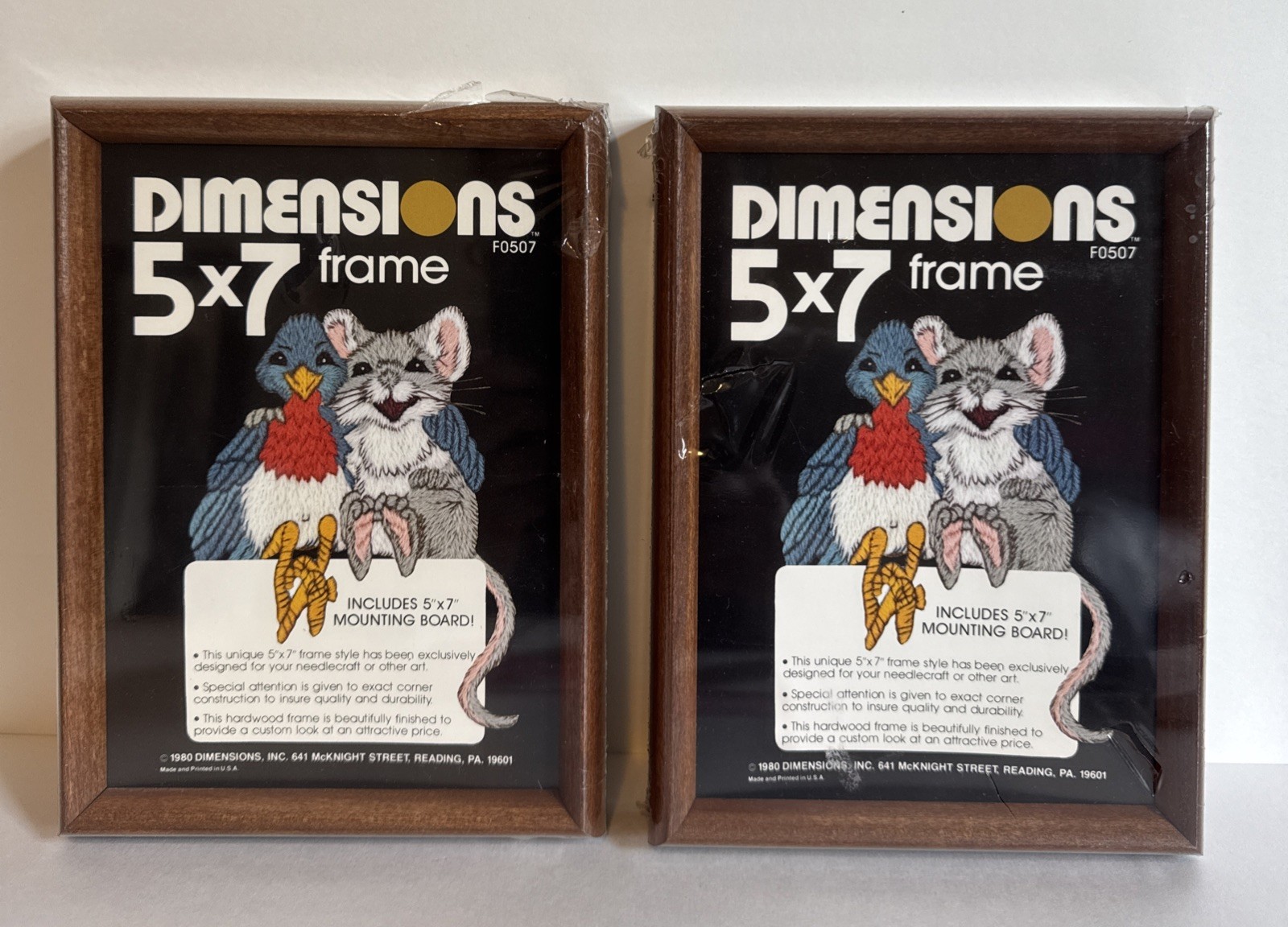 Vintage 1980s Dimensions 5X7 Frames