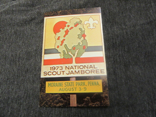 1973 National Jamboree Sign Postcard   c63