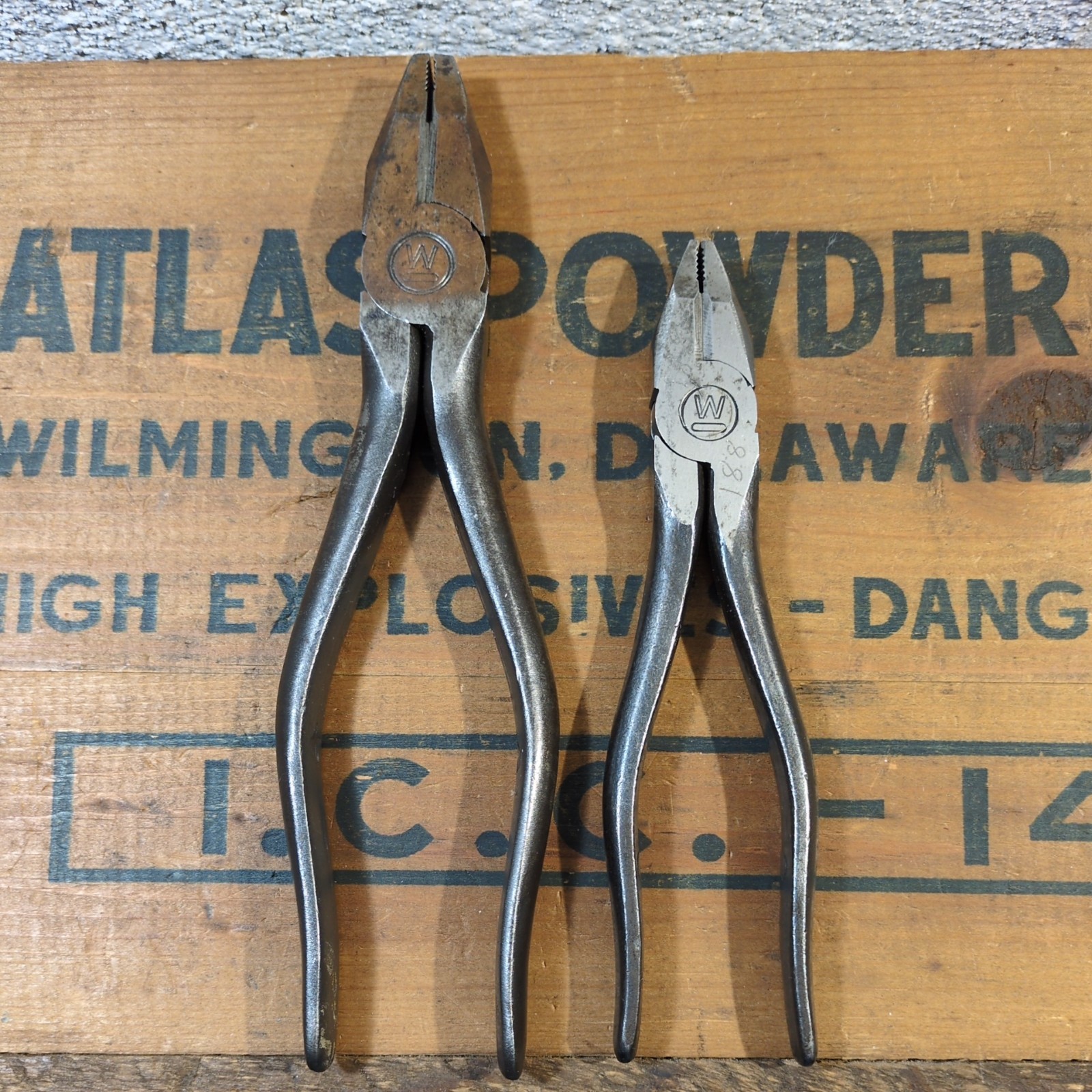 Vintage Westinghouse? USA Linesman Plier Set Of 2