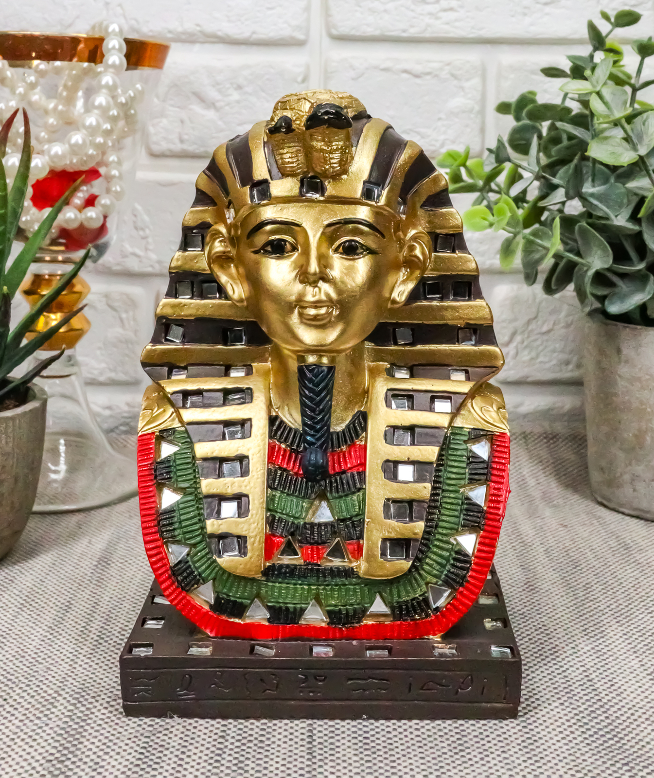 Ancient Egyptian Mask Of King Tut Bust Statue 6 Ancient Egyptian Mask Of King Tut Bust Statue 6