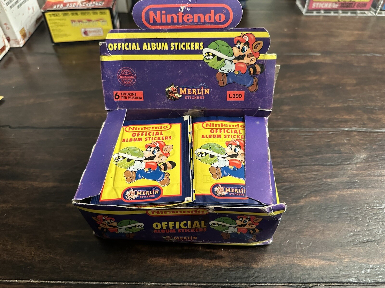 (1) Sealed Pack 1992 Merlin Nintendo Stickers From Europe Rare (1) Sealed Pack 1992 Merlin Nintendo Stickers From Europe Rare
