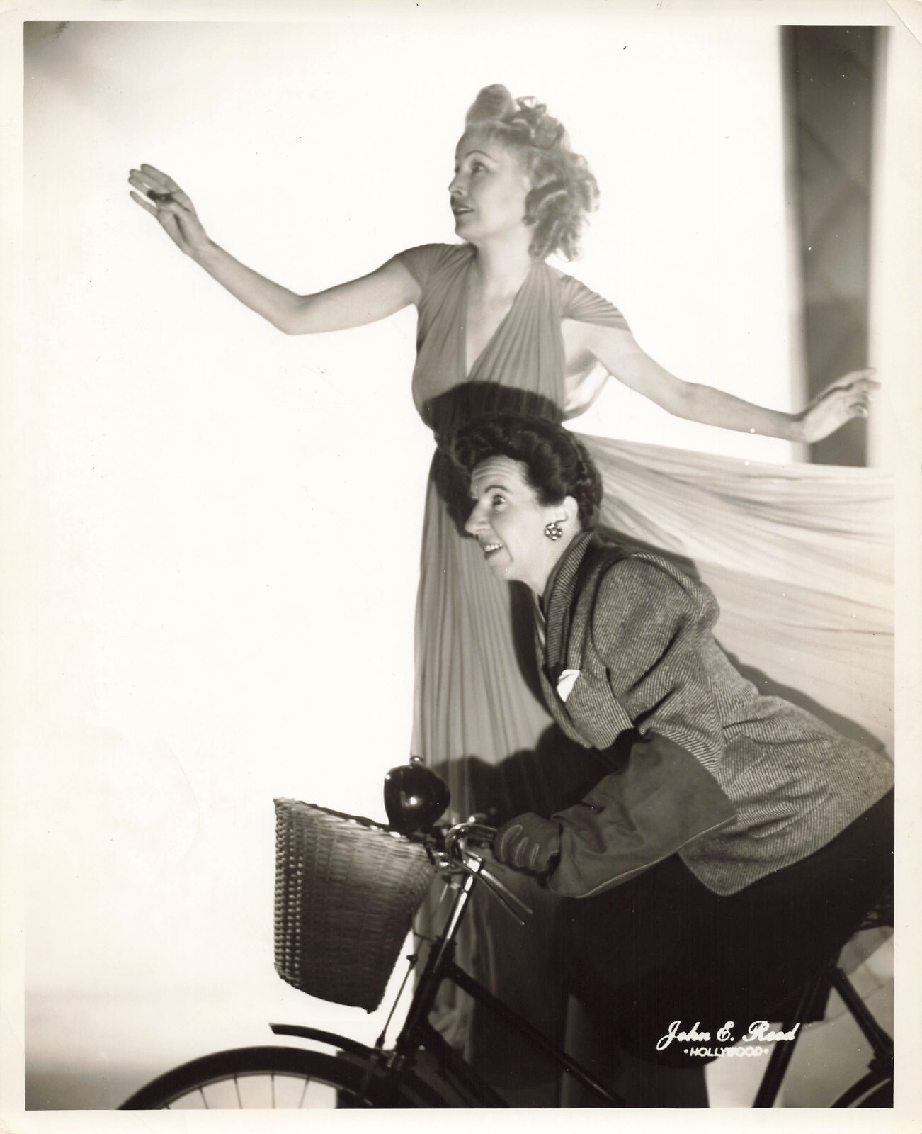 Lilian Harvey Renie Riano 1940s Press Photo Blithe Spirit Theater Play  *P154b