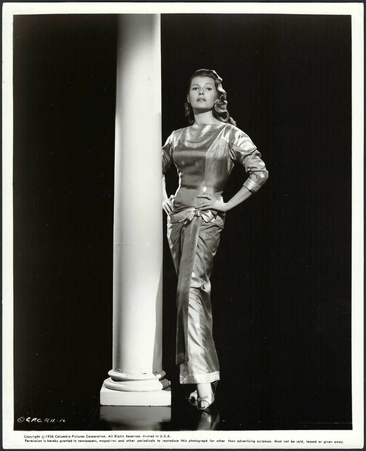 Rita Hayworth Vintage Original Photo Hollywood Actress Icon Stunning Portrait