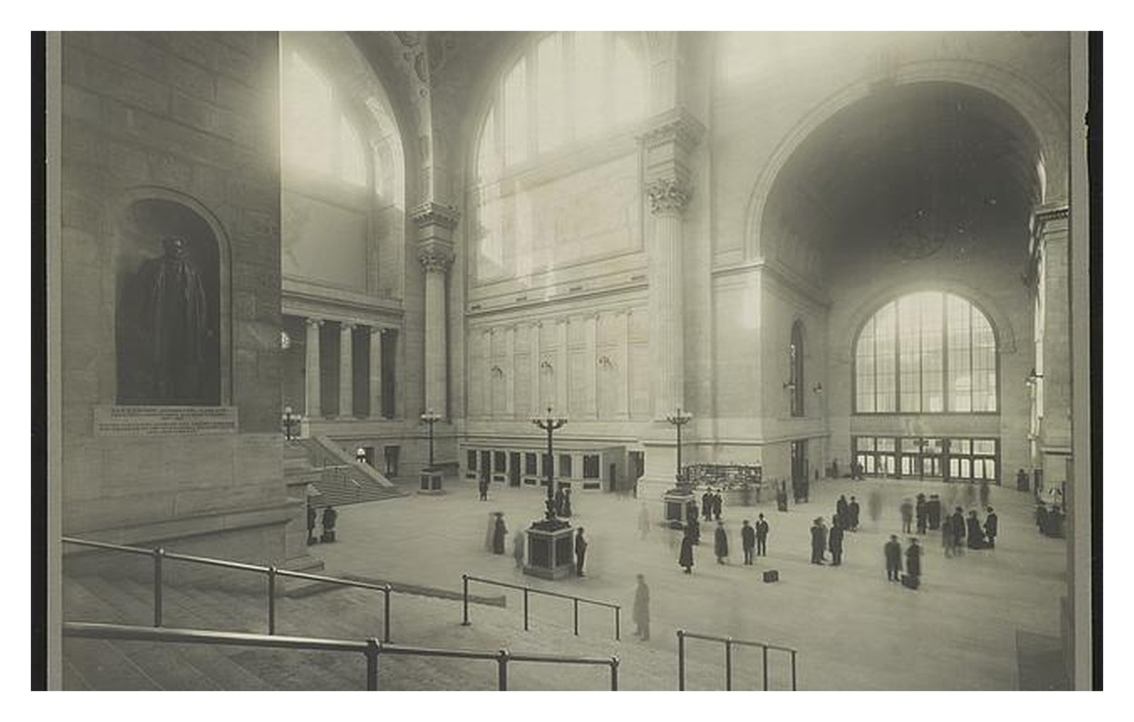 New York Pennsylvania Station Interior Standard Postcard New York Pennsylvania Station Interior Standard Postcard