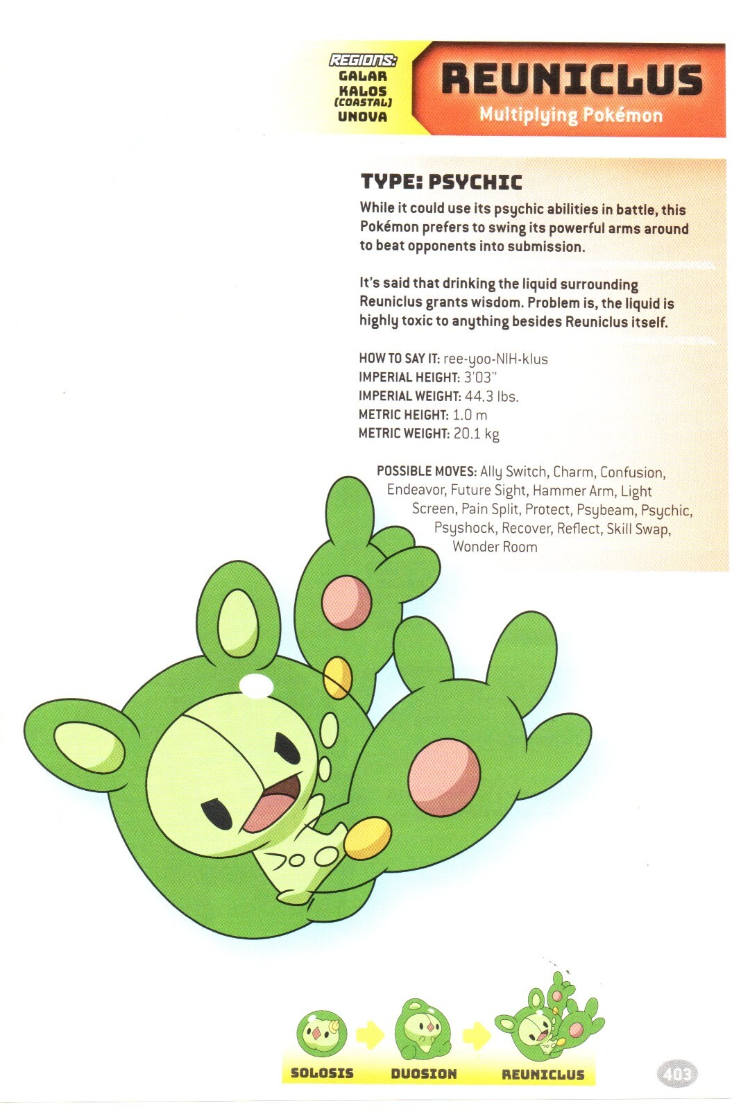 2021 POKEMON REUNICLUS Trading Card Character Action Figure Pin-Up ART PRINT AD