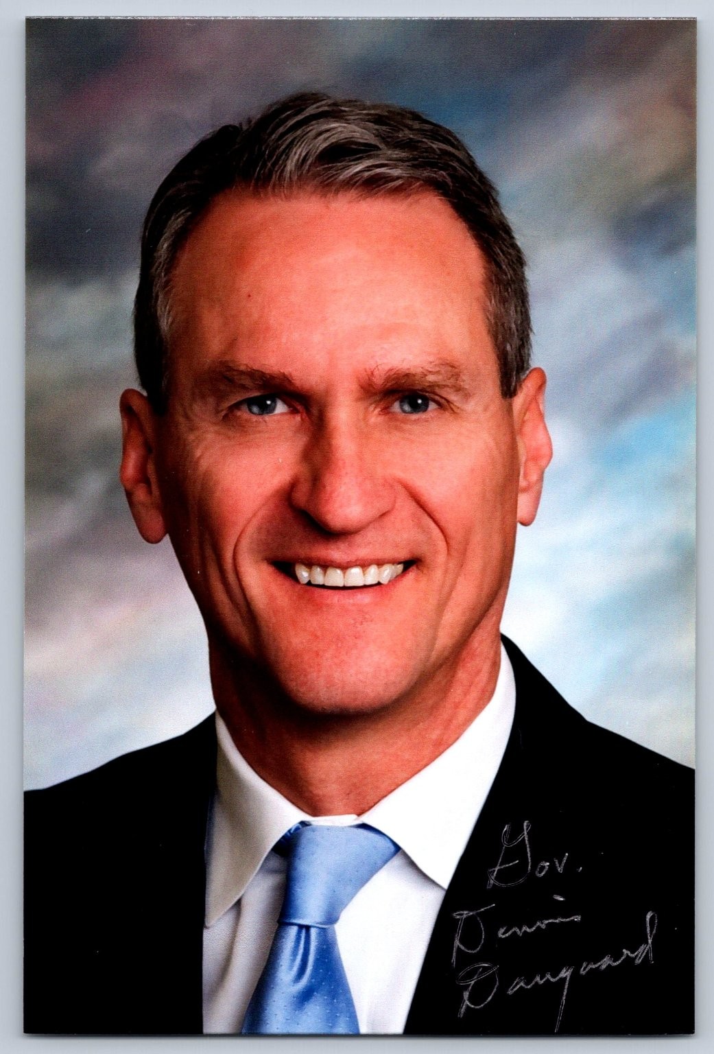 Dennis Daugaard Autographed Photo Governor South Dakota Political Dennis Daugaard Autographed Photo Governor South Dakota Political